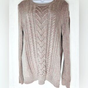 OLD NAVY PINK & GREY w/SILVER ACCENTS WOMEN’S XL
